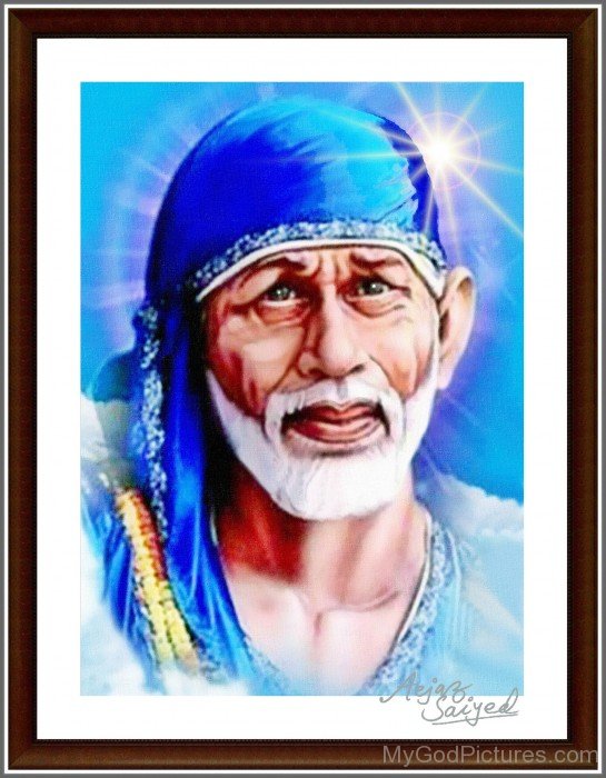 Beautiful Image Of Sai Baba