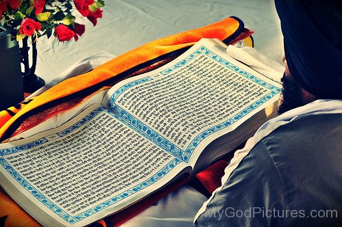 Beautiful View Of Guru Granth Sahib Ji