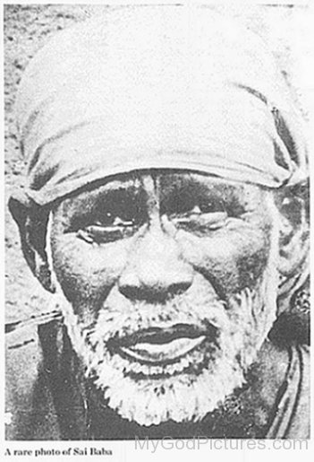 Closeup Image Of Sai Baba Ji