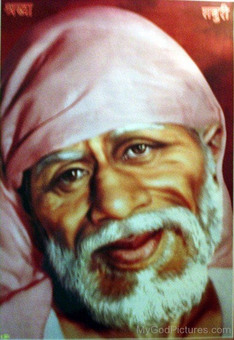 Face Image Of Sai Baba Ji