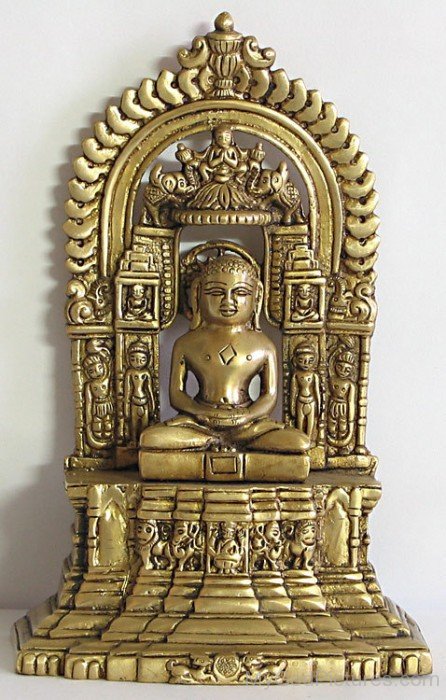 Gold Murti Of Lord Mahavir Ji
