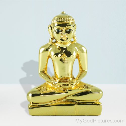 Golden Statue Of Mahavira Ji