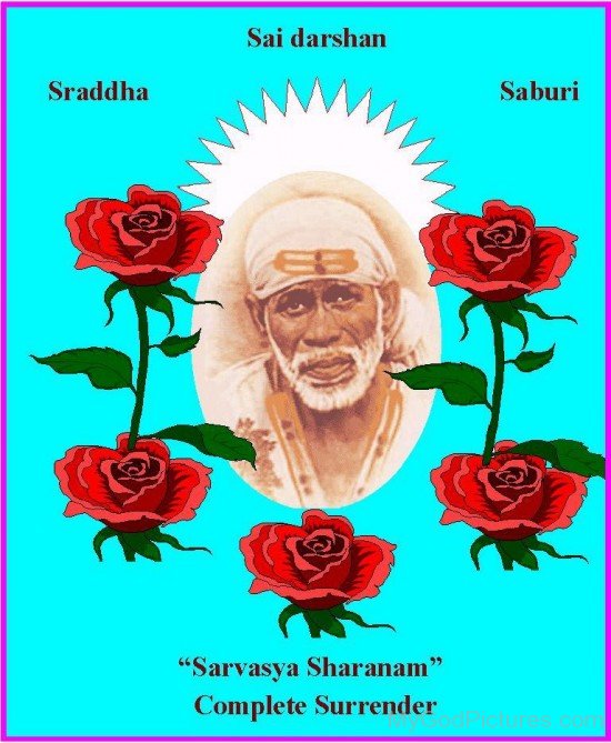 Lovely Pic Of Sai Baba Ji