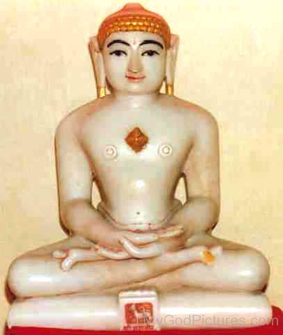 Marble Statue Of Lord Mahavir Ji