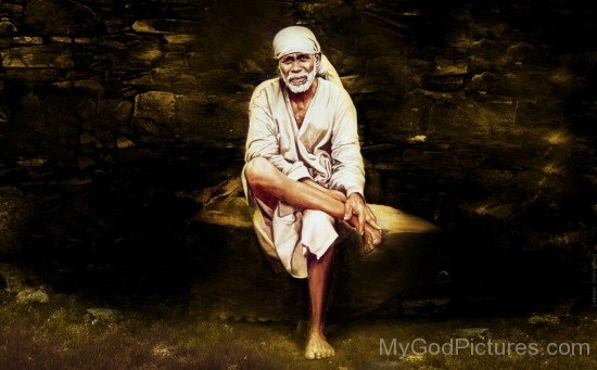 Old Image Of Sai Baba Ji