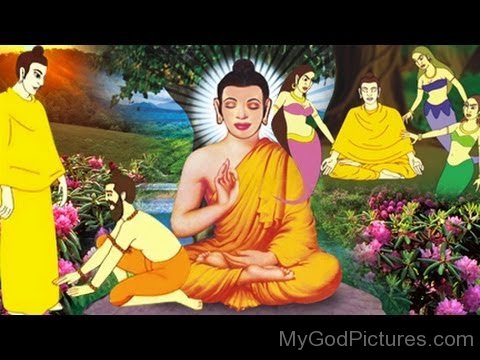 Painting Of Lord Buddha Ji