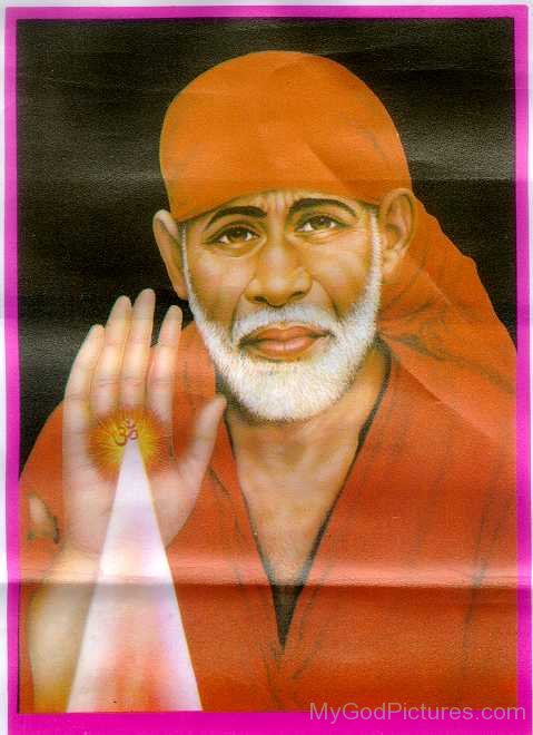 Sai Baba Ji Giving Blessing To All