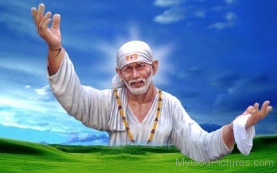 Sai Baba Ji With Open Hand