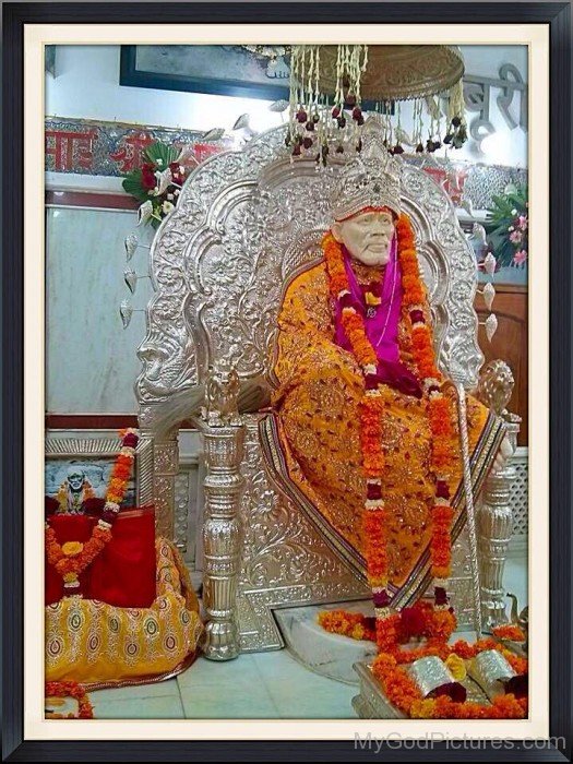 Side Picture Of Sai Baba Ji