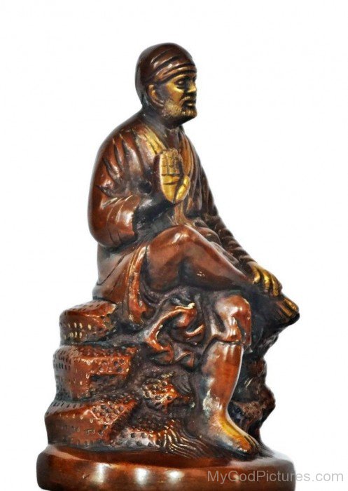 Side Pose Statue Of Sai Baba Ji