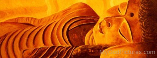 Sleeping Image Of Lord Gautam Buddha Ji
