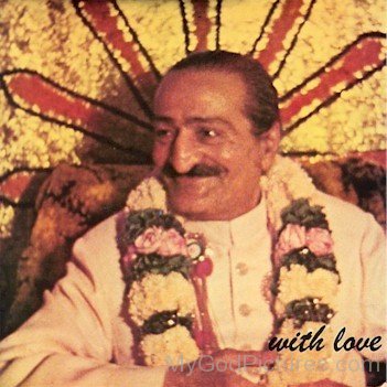 Smiling Image Of Avatar Meher Baba Ji