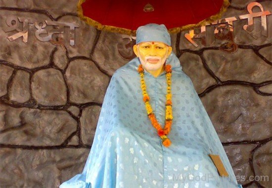 Smiling Statue Of Sai Baba Ji