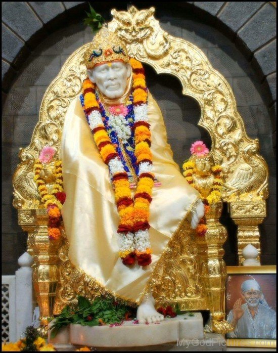 Golden Throne Sai Baba