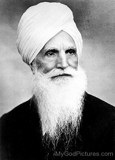 Baba Sawan Singh Ji In A Portrait View