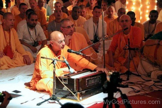 Bhakti Charu Swami At Maha Kirtan