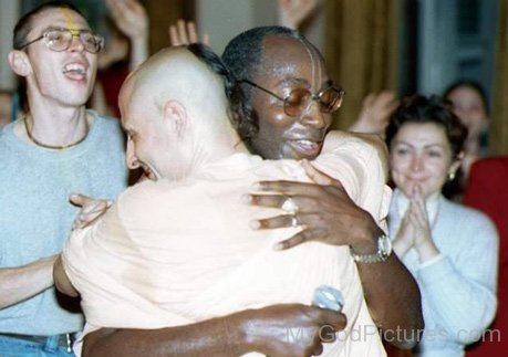 Bhakti Tirtha Swami Meets Radhanath Swami