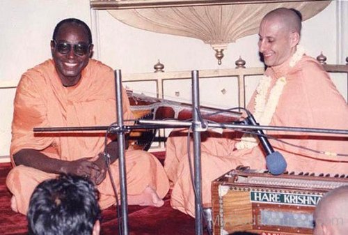 Bhakti Tirtha Swami With Radhanath Swami