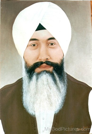 Painting Of Baba Gurinder Singh Ji