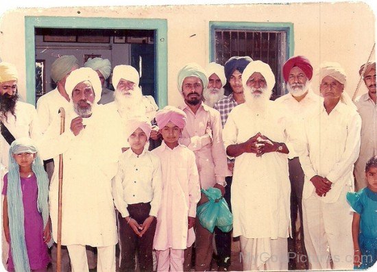 Picture Of Ajit Singh Ji With People