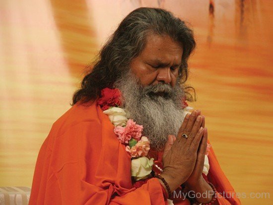 Picture Of Swami Maheshwarananda During Tapsya