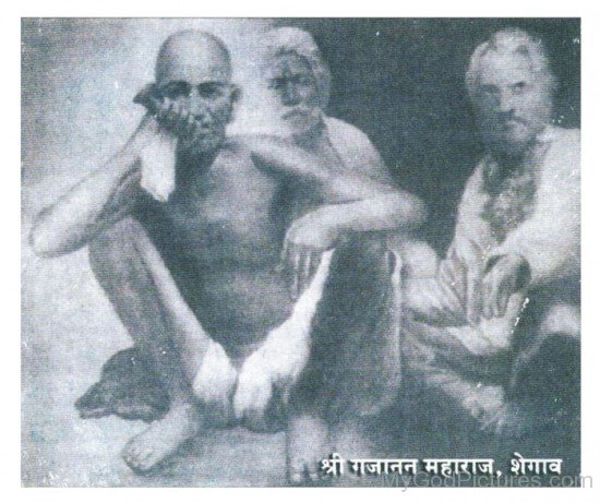 Shri Gajanan Maharaj With Devotee