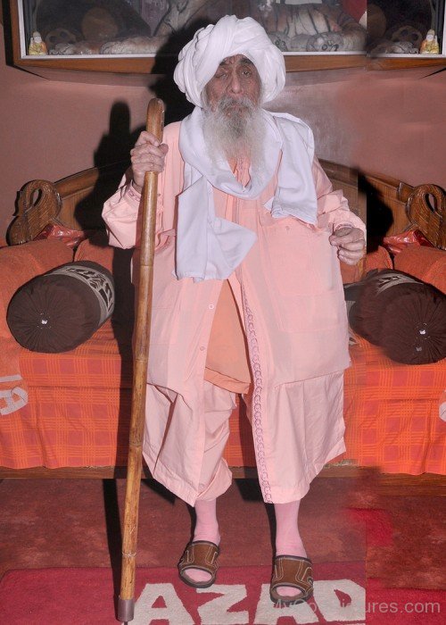 Sitting Image Of Baba Ajit Singh Ji In Oink Dress