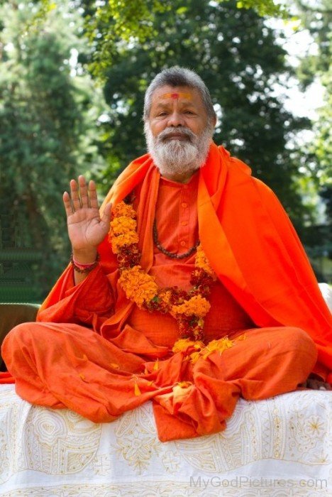Sitting Image Of Swami Maheshwarananda