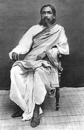 Sri Aurobindo Sitting On Chair