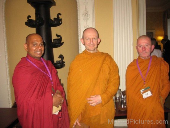 Ajahn Amaro With Akurala Samitha And Ajahn Khemadhammo