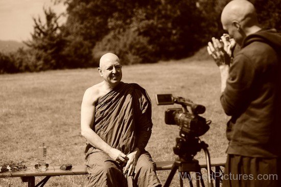 Ajahn Brahm During Interview