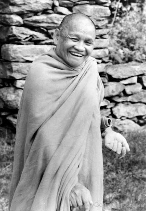 Ajahn Chah Smiling