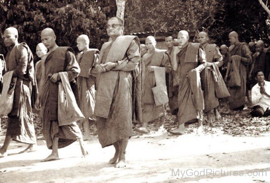 Ajahn Chah With Disciples