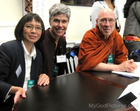 Bhikkhu Bodhi With BGR Director Kim Behan