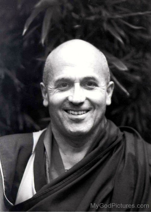 Black And White Image Of Matthieu Ricard