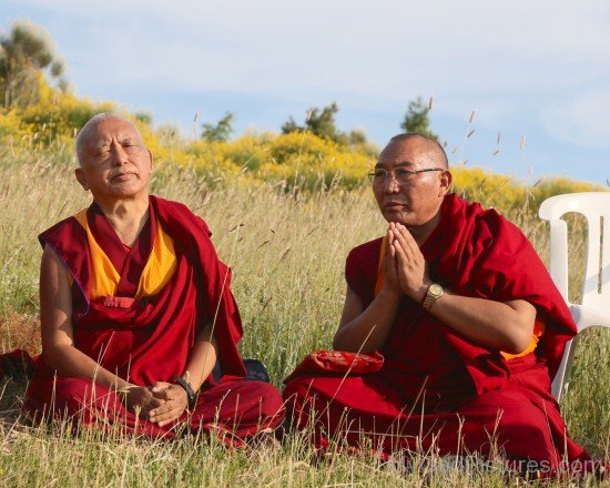 Dagri Rinpoche And Thubten Zopa Rinpoche
