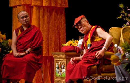 Dalai Lama And His Disciple