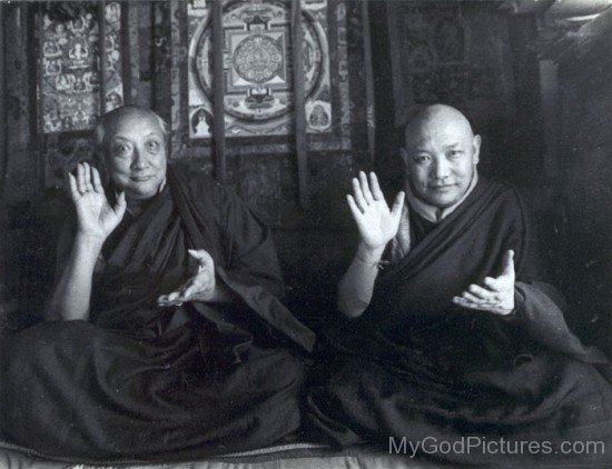 Dilgo Khyentse And Kyabje Trulshik Rinpoch