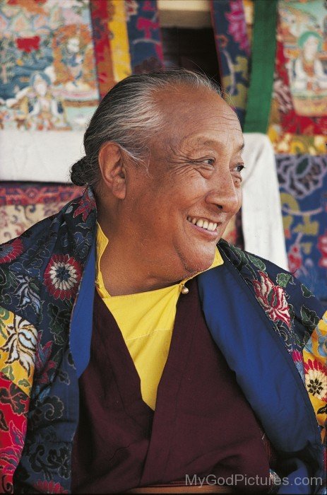 Dilgo Khyentse Smiling