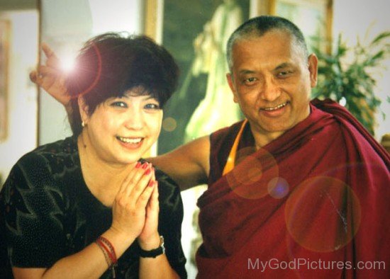 Geshe La With Thubten Zopa Rinpoche