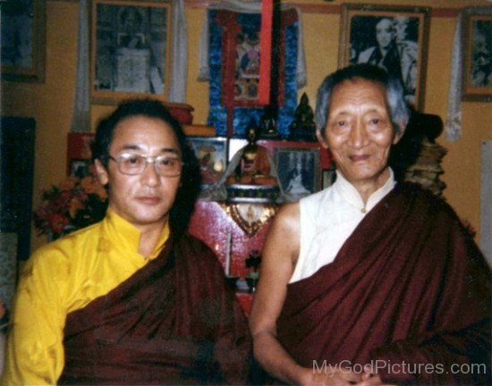 Kalu Rinpoche With Eminence Kyabje