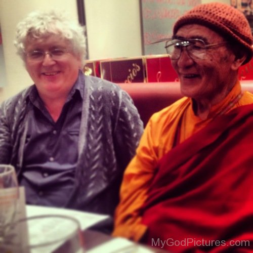 Karma Thinley Rinpoche With Lama Jampa Thaye