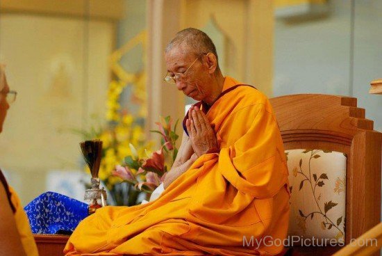 Kelsang Gyatso Doing Meditation