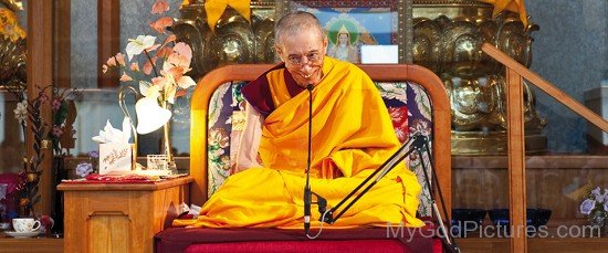 Kelsang Gyatso Giving Speech