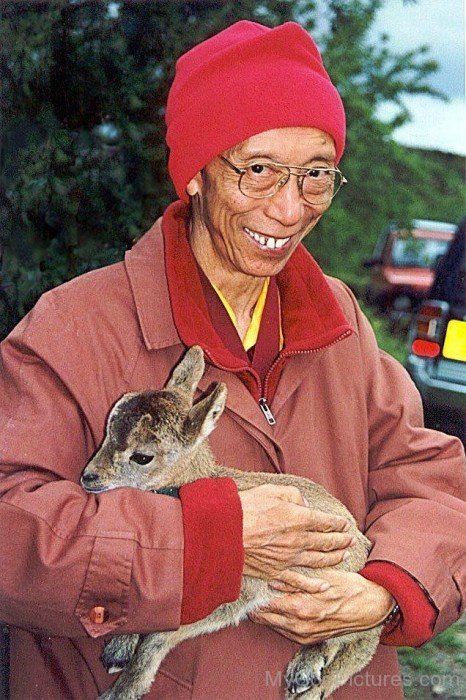 Kelsang Gyatso Holding Fawn