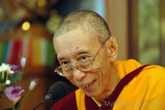 Kelsang Gyatso On Mic