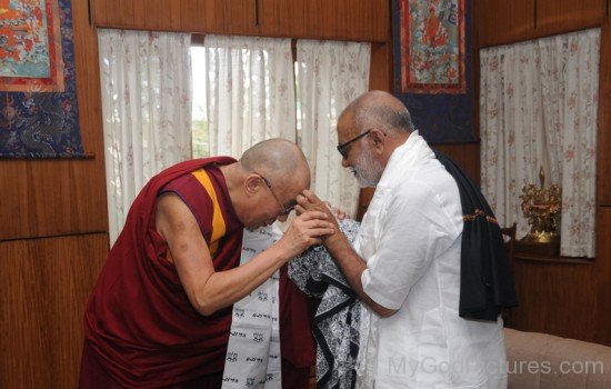 Morari Bapu Ji With Dalai Lama
