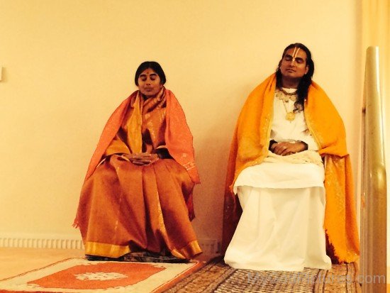 Mother Meera With Swami Vishwananda