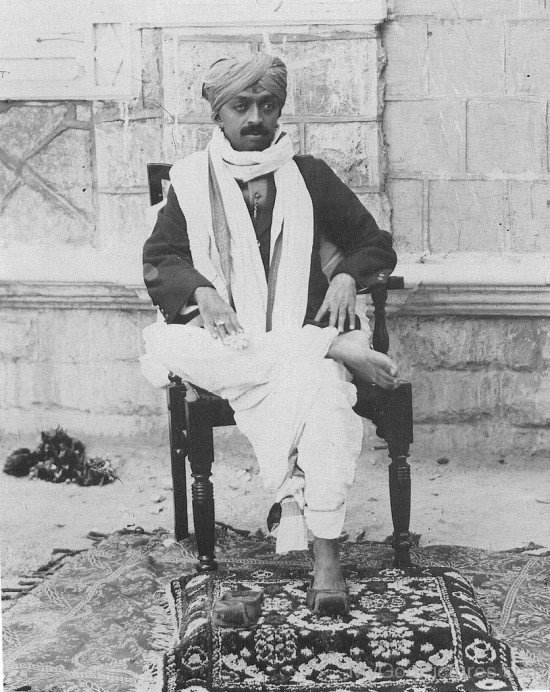 Narayan Maharaj Sitting On Chair