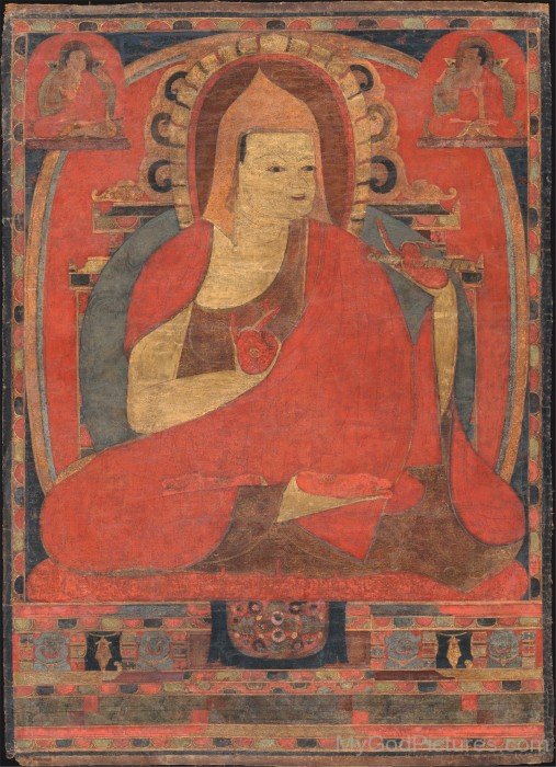 Painting Of Atisa Dipamkara Srijnana